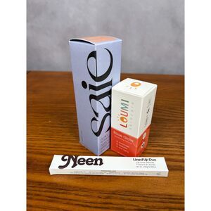 Saie Glowy Super Gel Loumi Skincare Yeen Lip Liner Ipsy December New in Box